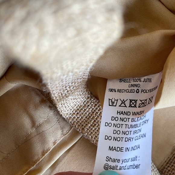 Salt + Umber Isla Jute Seashell tote - Picture 11 of 13